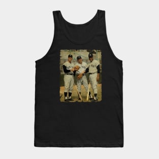 Roger Maris, Mickey Mantle, and Elston Howard in New York Yankees Tank Top